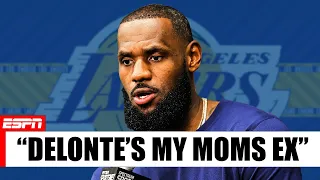 Lebron James REVEALS How Delonte West is Related to His Mom!