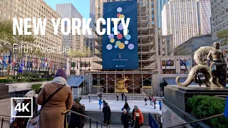 [4K] New York City 🗽 Autumn Walk - Fifth Avenue [Nov. 2022]