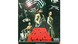 Star Wars The Force Awakens Trailer 1980's VHS Style