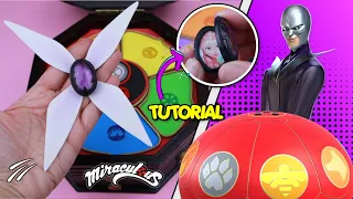 DIY The new Miraculous Ladybug | How to make MOTH BROOCH of Hawk Moth Gabriel Agreste Miraculous DIY