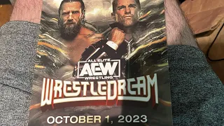 Aew wrestledream Blu-ray unboxing