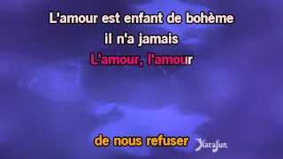 Karaoké L'amour est un oiseau rebelle (Habanera - Carmen) - Georges Bizet *