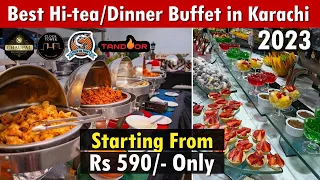 Best Buffet in Karachi Price 2023- Hi Tea Lunch Dinner- Clock Tower Chaupal Tandoor Fajar Sea Foods