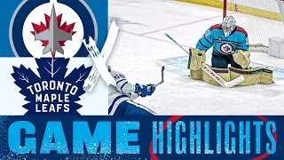 Winnipeg Jets vs. Toronto Maple Leafs - Game Highlights