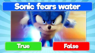 Sonic the Hedgehog 2 Quiz - ✅ True Or ❌ False