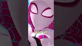 Do you know in Spider-Man: Into the Spider-Verse, Gwen Stacy falls down #shorts #viral