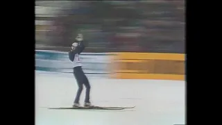 Mike Holland - 186.0m - Planica 1985 - USA RECORD - FULL FOOTAGE