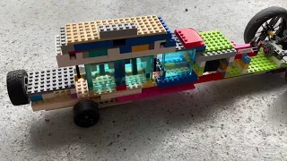 LEGO Vacuum Engine Car Burnout! (500 Sub Special)