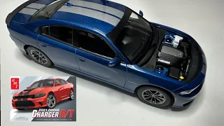 Building a Perfect AMT 2021 Dodge Charger R/T 1/25 scale plastic model car