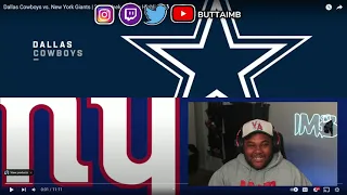 Dallas Cowboys vs. New York Giants | 2023 Week 1 Game Highlights(REACTION)