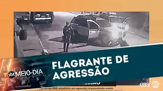 Flagrante de agressão | SBT Meio-dia (18/06/20)