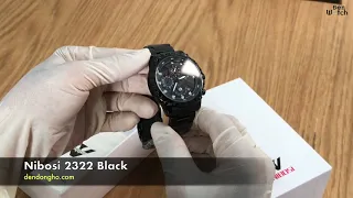 ĐỒNG HỒ NIBOSI 2322 BLACK - REVIEW NIBOSI WATCH