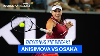 Anisimova Recovers to Stun Naomi Osaka | Eurosport Tennis