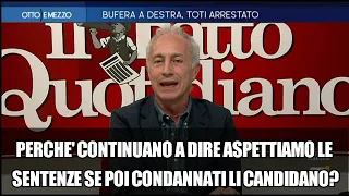 Arresto Toti, Confronto tra Marco Travaglio e Italo Bocchino demolito da  Bruti liberati.