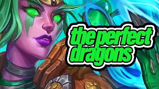 The Perfect Golden Dragon Board and The Most Broken Quest | Dogdog Hearthstone Battlegrounds