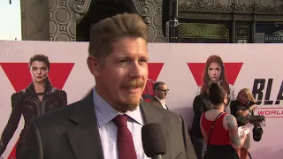 Black Widow Los Angeles Premiere - Itw Eric Pearson (Official Video)