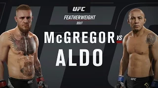 EA Sports UFC 2 - Conor McGregor VS Jose Aldo (ME) Pro Difficulty | CenterStrain01