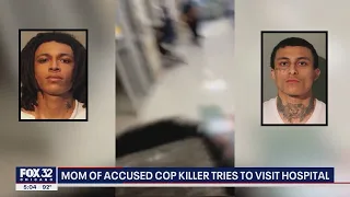 "DON'T TOUCH ME!" Mother of 2 men charged in death of Chicago cop arrested