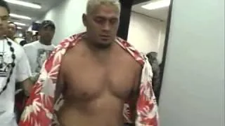 MIRKO CRO COP VS MARK HUNT BACKSTAGE FOOTAGE