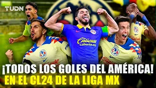 ¡QUIEREN BICAMPEONATO! 🏆🦅 Todos los GOLES de América en el CL2024 | TUDN