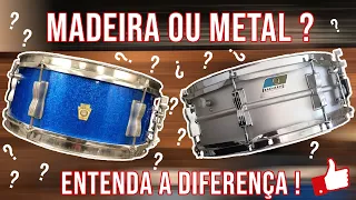 Caixa de Madeira vs Metal, entenda a diferença!