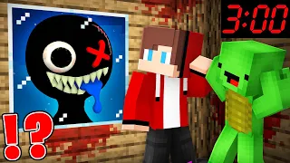 Why Scary RAINBOW BLACK ATTACK HOUSE JJ and Mikey At Night in Minecraft? - Maizen