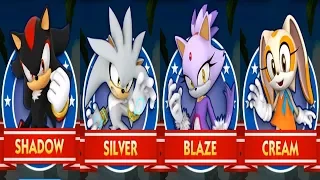 Sonic Dash - SHADOW VS SILVER VS BLAZE VS CREAM