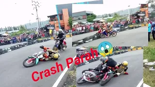 Road race masohi 2019 Crash parah😱
