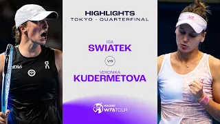 Iga Swiatek vs. Veronika Kudermetova | 2023 Tokyo Quarterfinal | WTA Match Highlights