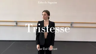 tristesse - zaho de sagazan