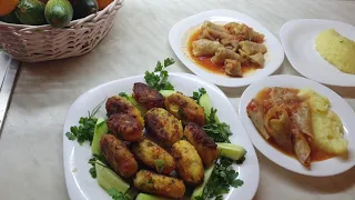 Блюда из кукурузы. Вкусно готовим в деревне голубцы, кукурузные лепёшки. Плетём из листьев кукурузы.