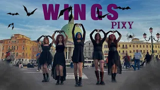 [KPOP IN PUBLIC | ONE TAKE] PIXY - Wings  Dance cover by Sisme Crew | ITALY (Halloween vers.)