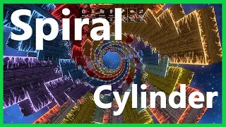 Spiral Cylinder - NMS Glitch Building - No Man's Sky #criscrosaplesos #glitchbuilding