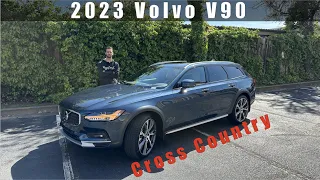 Exploring 2023 Volvo V90 Cross Country B6 Ultimate Trim: Mild Hybrid Wagon Review | Vagabond Builds