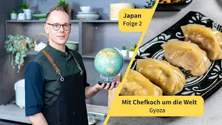 Lars macht japanische Gyoza selber | Mit Chefkoch um die Welt