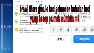 Brawl stars Gmaile gelen kodu bilmeden kafadan kod atip hesap çalmak mümkün mü?