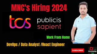 Jobs Opening In MNC Companies | DevOps| Associate Data Analytics | Infrastructure L1 - DevOps GCP