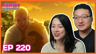 NARUTO'S NINJA WAY! AMADO'S MAGIC PILLS! | Boruto Episode 220 Couples Reaction & Discussion