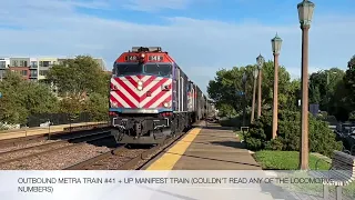 The Complete Metra Evening Rush Hour At Elmhurst On October 5, 2023