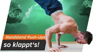 Perfekte Handstand Push-Ups lernen - Handstand Liegestütze Technik | Andiletics