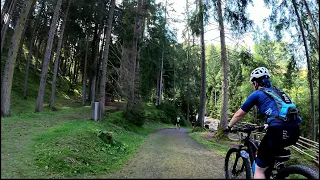 45 minute MTB Indoor Cycling Fat Burning Workout Dolomites Italy 4K Video