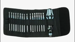 Wera 071116 Kraftform Kompakt 60 Stainless Steel 17 Piece Metric Set