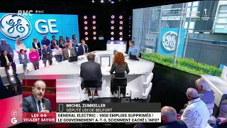 General Electric : 1000 emplois supprimés ! - Les Grandes Gueules RMC