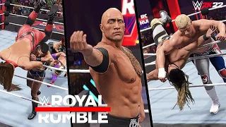 WWE Royal Rumble 2023 Full Show Prediction Highlights - WWE 2K22 (All Matches)
