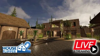 CAN WE FINALLY COMPLETE THIS GREEK HOUSE CHALLENGE? - HOUSE FLIPPER 2 LIVE STREAM