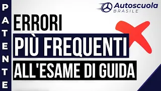 Errori più frequenti all'esame di guida