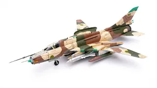 上校的装配匠！JC 1/72 利比亚空军苏-22战斗轰炸机合金成品模型开箱测评