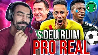 BIGODE REAGE - ♫ O BARÇA VOLTOU! 4x0 NO REAL MADRID! | Paródia Botadinha Saliente - Rogerinho REACT