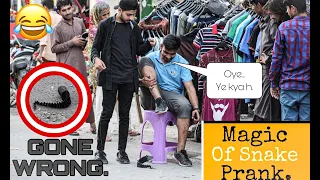 Magic Of Snake Prank In Pakistan | ( GONE WRONG ) | Zk Vines