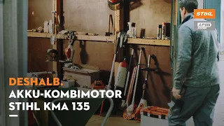 Kombinierbar mit zahlreichen Werkzeugen | Deshalb: STIHL Akku-KombiMotor KMA 135